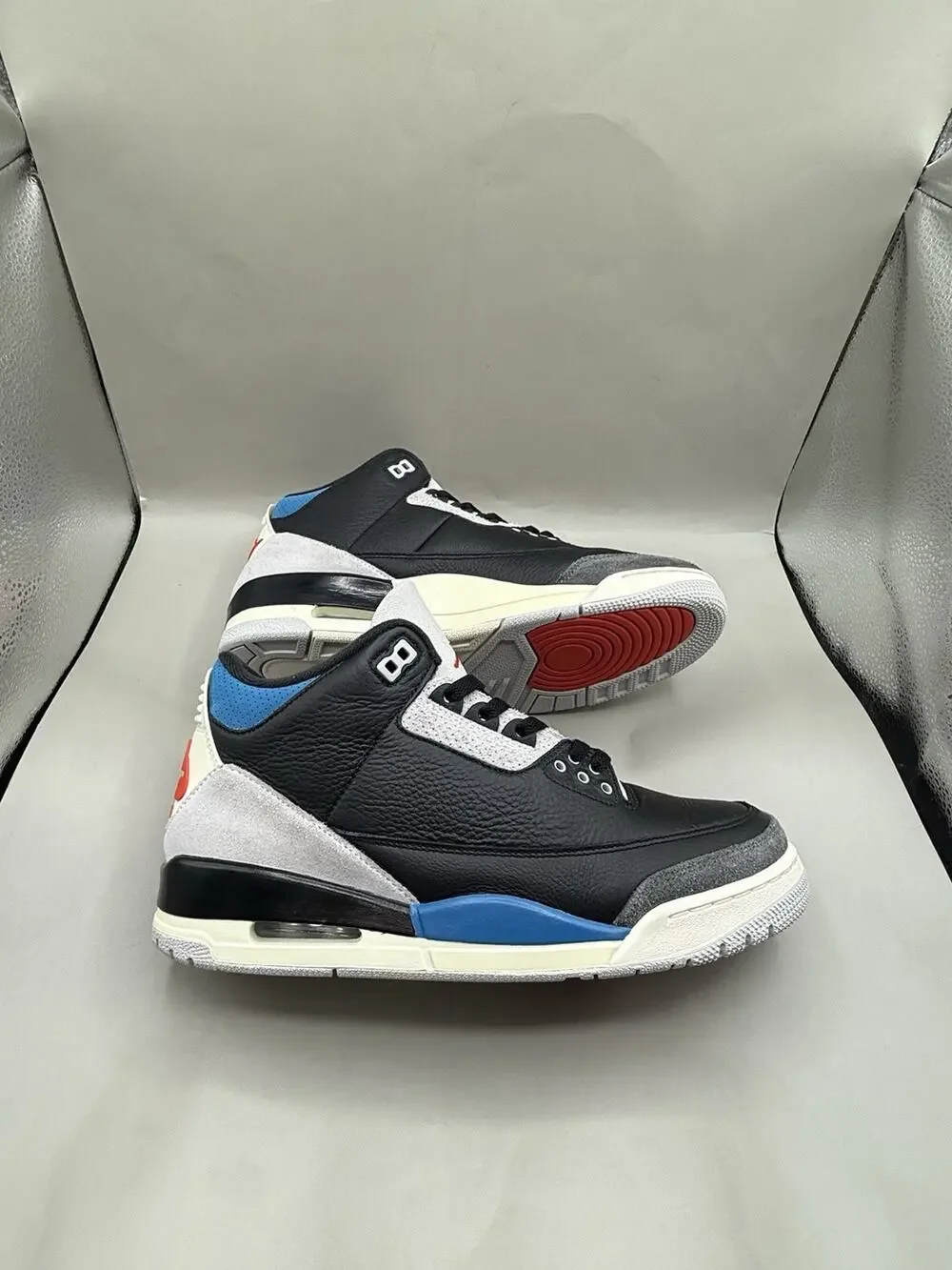 Authentic 2025 Air Jordan 3 Retro OG Rare Air No Box Men 9.5 Very Clean